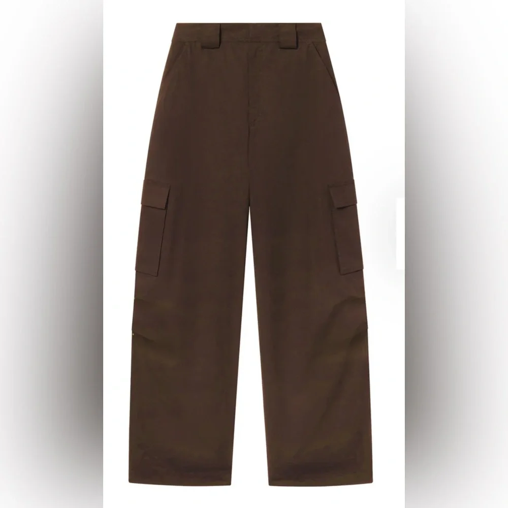 NWT A.L.C. ALC Brie Cargo Pant in Sycamore Brown Sz 2 $495 - Picture 6 of 9